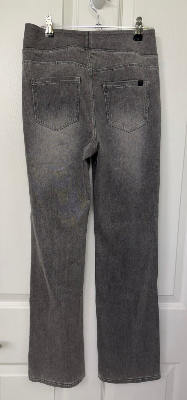 Halara small petite black denim jeans pull on pants NWOT